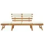 Garden bench with cushions 2 in 1 solid acacia wood 190 cm by vidaXL, garden benches - Ref: Foro24-316832, Price: 188,07 €, D...