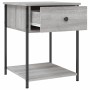 Nachttisch 2 Stück aus grauem Sonoma-Ingenieurholz 44x45x58 cm von vidaXL, Nachttische - Ref: Foro24-825850, Preis: 75,44 €, ...