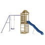 Spielplatz im Freien aus imprägniertem Kiefernholz von vidaXL, Schaukeln und Spielgeräte - Ref: Foro24-3156975, Preis: 330,63...