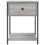 Nachttisch 2 Stück aus grauem Sonoma-Ingenieurholz 44x45x58 cm von vidaXL, Nachttische - Ref: Foro24-825850, Preis: 75,44 €, ...