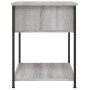 Nachttisch 2 Stück aus grauem Sonoma-Ingenieurholz 44x45x58 cm von vidaXL, Nachttische - Ref: Foro24-825850, Preis: 75,44 €, ...