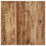 Mesa de centro madera de mango rugosa 68x68x41 cm