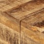 Mesa de centro madera de mango rugosa 68x68x41 cm