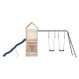 Spielplatz im Freien aus massivem Kiefernholz von vidaXL, Schaukeln und Spielgeräte - Ref: Foro24-3156988, Preis: 437,37 €, R...