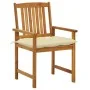 Garden chairs with cushions 8 pcs solid acacia wood by vidaXL, Garden chairs - Ref: Foro24-3078195, Price: 625,41 €, Discount: %