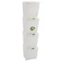 Stackable trash cans 4 pcs white polypropylene 100 L by vidaXL, Garbage cans and trash cans - Ref: Foro24-152201, Price: 58,4...
