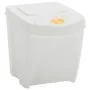 Stackable trash cans 4 pcs white polypropylene 100 L by vidaXL, Garbage cans and trash cans - Ref: Foro24-152201, Price: 58,4...