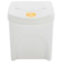 Stapelbare Mülleimer 4 Stück aus weißem Polypropylen 100 L von vidaXL, Mülltonnen und Mülltonnen - Ref: Foro24-152201, Preis:...