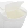 Stackable trash cans 4 pcs white polypropylene 100 L by vidaXL, Garbage cans and trash cans - Ref: Foro24-152201, Price: 58,4...