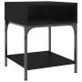 Nachttische 2 Stk. Holzwerkstoff schwarz 40x41x50 cm von vidaXL, Nachttische - Ref: Foro24-825874, Preis: 55,15 €, Rabatt: %