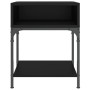 Nachttische 2 Stk. Holzwerkstoff schwarz 40x41x50 cm von vidaXL, Nachttische - Ref: Foro24-825874, Preis: 55,15 €, Rabatt: %
