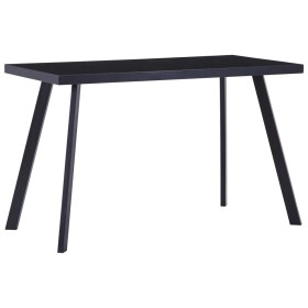 Schwarzer Esstisch aus gehärtetem Glas, 120 x 60 x 75 cm von vidaXL, Küchen- und Esstische - Ref: Foro24-281872, Preis: 111,6...