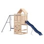 Spielplatz im Freien aus massivem Zirbenholz von vidaXL, Schaukeln und Spielgeräte - Ref: Foro24-3156985, Preis: 424,94 €, Ra...