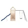 Parque infantil de exterior madera maciza de pino de vidaXL, Columpios y estructuras de juegos - Ref: Foro24-3156985, Precio:...