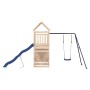 Spielplatz im Freien aus massivem Zirbenholz von vidaXL, Schaukeln und Spielgeräte - Ref: Foro24-3156985, Preis: 424,94 €, Ra...