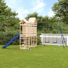 Outdoor playground made of solid pine wood by vidaXL, Swings and play structures - Ref: Foro24-3156979, Price: 615,97 €, Disc...