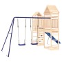 Spielplatz im Freien aus massivem Zirbenholz von vidaXL, Schaukeln und Spielgeräte - Ref: Foro24-3156979, Preis: 460,16 €, Ra...