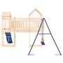 Spielplatz im Freien aus massivem Zirbenholz von vidaXL, Schaukeln und Spielgeräte - Ref: Foro24-3156979, Preis: 460,16 €, Ra...