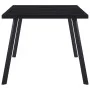 Black tempered glass dining table 160x80x75 cm by vidaXL, Kitchen and dining tables - Ref: Foro24-281874, Price: 139,04 €, Di...