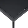 Mesa de comedor de vidrio templado negro 160x80x75 cm de vidaXL, Mesas de cocina y de comedor - Ref: Foro24-281874, Precio: 1...
