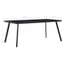 Black tempered glass dining table 160x80x75 cm by vidaXL, Kitchen and dining tables - Ref: Foro24-281874, Price: 139,04 €, Di...