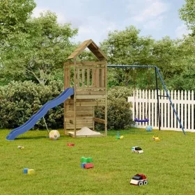 Outdoor playground made of impregnated pine wood by vidaXL, Swings and play structures - Ref: Foro24-3156987, Price: 453,97 €...
