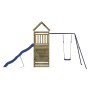 Spielplatz im Freien imprägniertes Kiefernholz von vidaXL, Schaukeln und Spielgeräte - Ref: Foro24-3156987, Preis: 486,01 €, ...