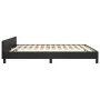 Estructura de cama con cabecero cuero sintético negro 180x200cm de vidaXL, Camas y somieres - Ref: Foro24-347513, Precio: 155...