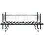 Estructura de cama de acero negra 180x200/90x200 cm de vidaXL, Camas y somieres - Ref: Foro24-285307, Precio: 205,72 €, Descu...