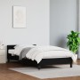 Bed frame with headboard black synthetic leather 90x190 cm by vidaXL, Beds and slatted bases - Ref: Foro24-347471, Price: 90,...