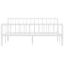 Bettgestell aus weißem Metall, 180 x 200 cm von vidaXL, Betten und Lattenroste - Ref: Foro24-284567, Preis: 100,72 €, Rabatt: %