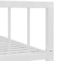 Bettgestell aus weißem Metall, 180 x 200 cm von vidaXL, Betten und Lattenroste - Ref: Foro24-284567, Preis: 100,72 €, Rabatt: %