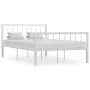 Bettgestell aus weißem Metall, 120 x 200 cm von vidaXL, Betten und Lattenroste - Ref: Foro24-284564, Preis: 79,96 €, Rabatt: %