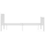 Bettgestell aus weißem Metall, 120 x 200 cm von vidaXL, Betten und Lattenroste - Ref: Foro24-284564, Preis: 79,96 €, Rabatt: %