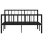 Estructura de cama de metal negro 140x200 cm de vidaXL, Camas y somieres - Ref: Foro24-284571, Precio: 115,70 €, Descuento: %