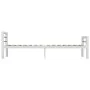 Black and white metal bed frame 100x200 cm by vidaXL, Beds and slatted bases - Ref: Foro24-284545, Price: 110,27 €, Discount: %