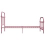 Rosa Metallbettgestell 90x200 cm von vidaXL, Betten und Lattenroste - Ref: Foro24-284510, Preis: 126,34 €, Rabatt: %