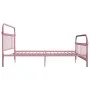 Pink metal bed frame 180x200 cm by vidaXL, Beds and slatted bases - Ref: Foro24-284515, Price: 183,56 €, Discount: %