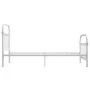 Bettgestell aus weißem Metall, 90 x 200 cm von vidaXL, Betten und Lattenroste - Ref: Foro24-284492, Preis: 78,02 €, Rabatt: %