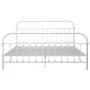 Bettgestell aus weißem Metall, 180 x 200 cm von vidaXL, Betten und Lattenroste - Ref: Foro24-284497, Preis: 127,29 €, Rabatt: %