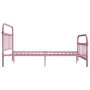 Estructura de cama de metal rosa 160x200 cm de vidaXL, Camas y somieres - Ref: Foro24-284514, Precio: 145,42 €, Descuento: %