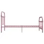 Estructura de cama metal rosa 100x200 cm de vidaXL, Camas y somieres - Ref: Foro24-284511, Precio: 112,46 €, Descuento: %