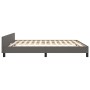 Bed frame with headboard gray synthetic leather 180x200cm by vidaXL, Beds and slatted bases - Ref: Foro24-347517, Price: 130,...