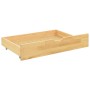 Bed frame with 2 drawers solid pine wood 90x200 cm by vidaXL, Beds and slatted bases - Ref: Foro24-322154, Price: 197,39 €, D...