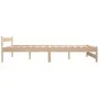 Estructura de cama de madera maciza de pino 160x200 cm de vidaXL, Camas y somieres - Ref: Foro24-321995, Precio: 119,71 €, De...
