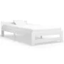 Estructura de cama de madera maciza de pino blanca 90x200 cm de vidaXL, Camas y somieres - Ref: Foro24-321998, Precio: 109,37...