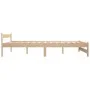 Solid pine wood bed frame 140x200 cm by vidaXL, Beds and slatted bases - Ref: Foro24-321994, Price: 113,92 €, Discount: %