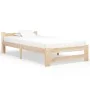 Solid pine wood bed frame 90x200 cm by vidaXL, Beds and slatted bases - Ref: Foro24-321991, Price: 99,83 €, Discount: %