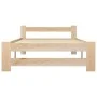 Solid pine wood bed frame 90x200 cm by vidaXL, Beds and slatted bases - Ref: Foro24-321991, Price: 99,83 €, Discount: %