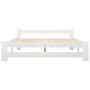 Estructura de cama madera maciza de pino blanca 180x200 cm de vidaXL, Camas y somieres - Ref: Foro24-322003, Precio: 165,47 €...
